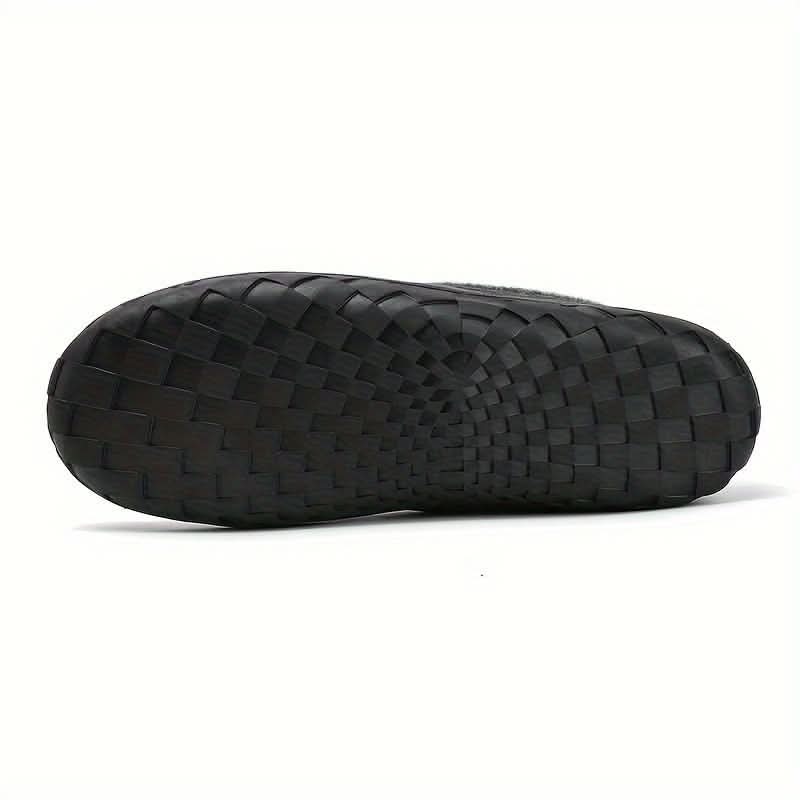 Men’s Slippers Synthetic Wool Warm Lightweight Slip-On