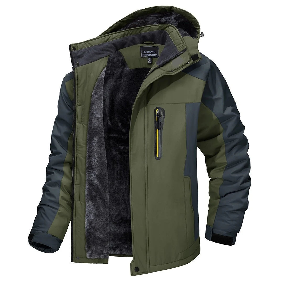 Men’s Winter Jacket Waterproof Windproof & Breathable Performance Fabric