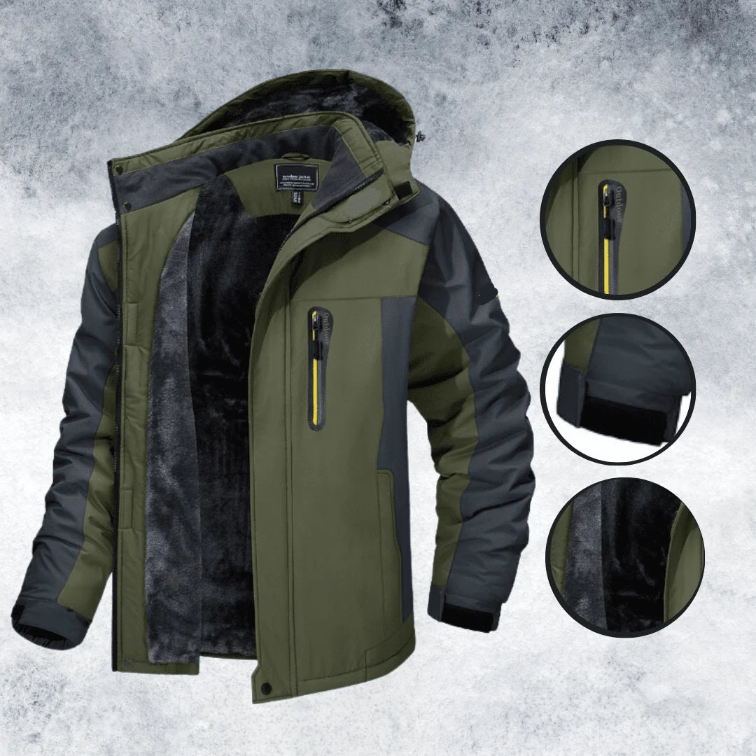 Men’s Winter Jacket Waterproof Windproof & Breathable Performance Fabric