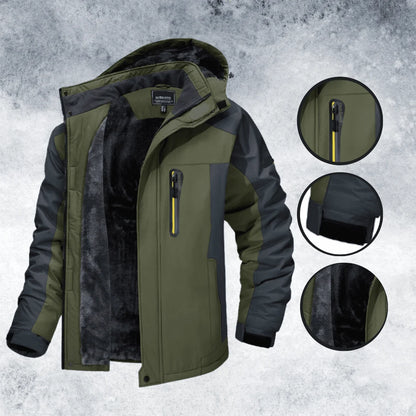 Men’s Winter Jacket Waterproof Windproof & Breathable Performance Fabric