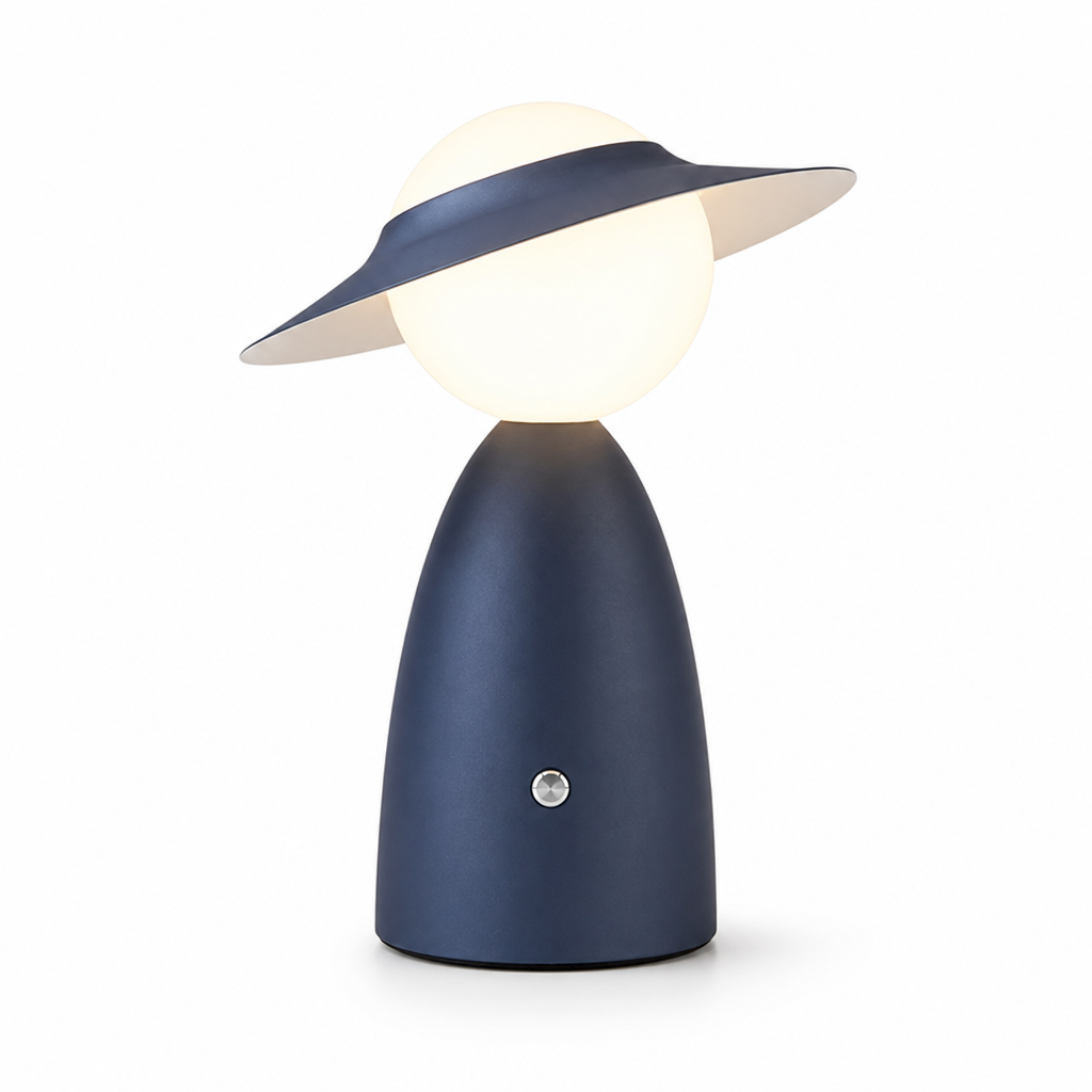 Metal Touch-Control & Wireless LED Table Lamp (Integrated Charger)