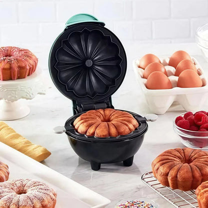 Mini Bundt Cake Maker Non-Stick Fast-Heating Plates