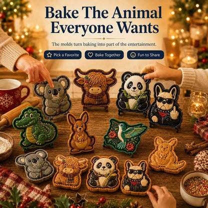 Mini Pie Mold Animal-Shaped Raised Pastry Detail