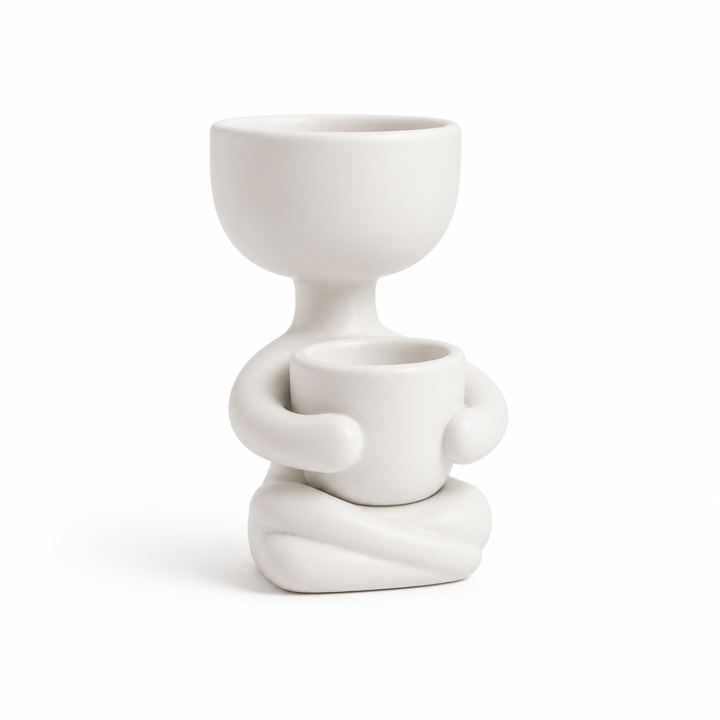 Minimalist Sculptural Ceramic Vase
