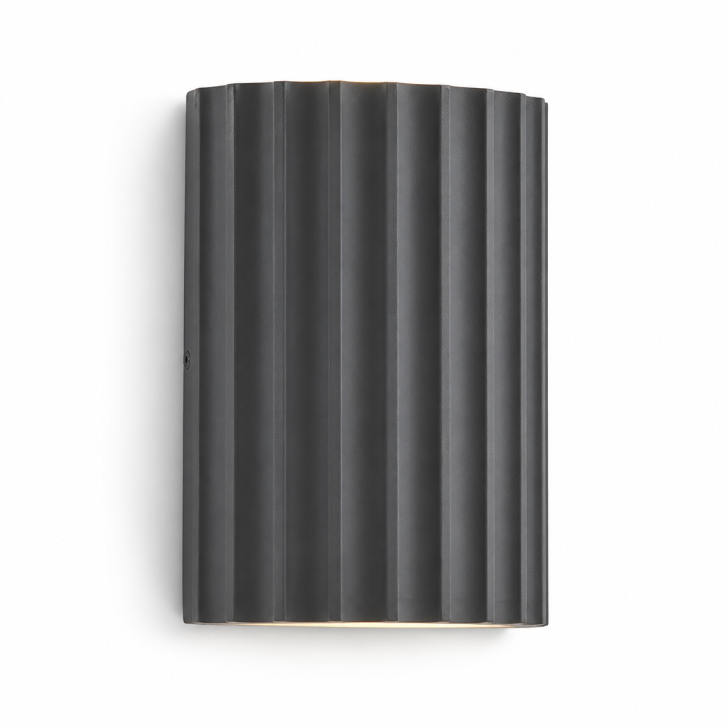 Minimalist Sculptural LED Wall Light With Push-Button Dimmer
