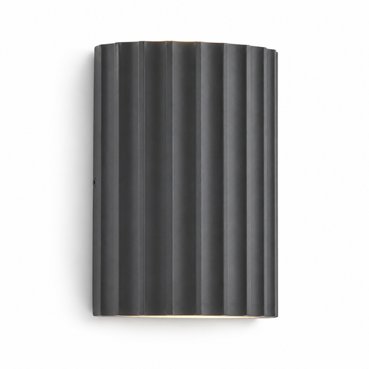 Minimalist Sculptural LED Wall Light With Push-Button Dimmer