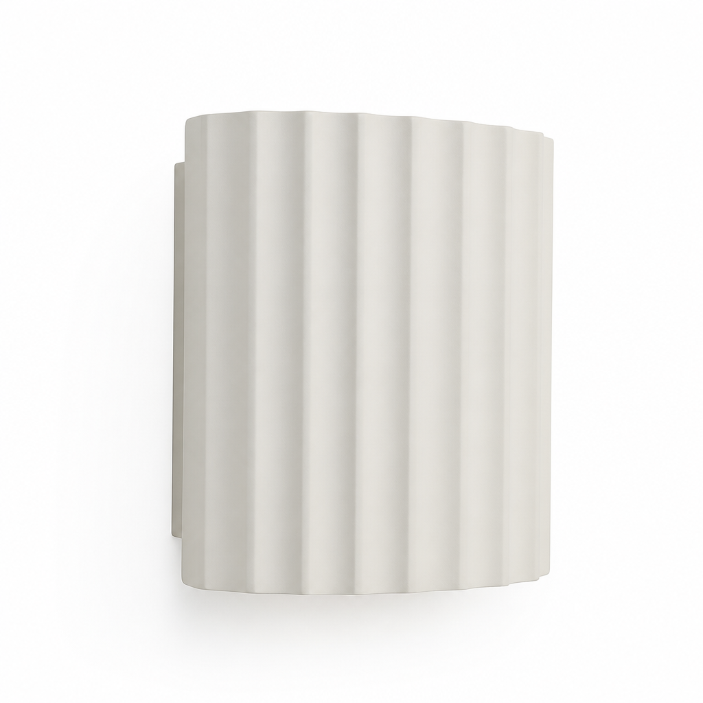 Minimalist Sculptural LED Wall Light With Push-Button Dimmer
