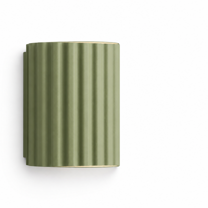 Minimalist Sculptural LED Wall Light With Push-Button Dimmer