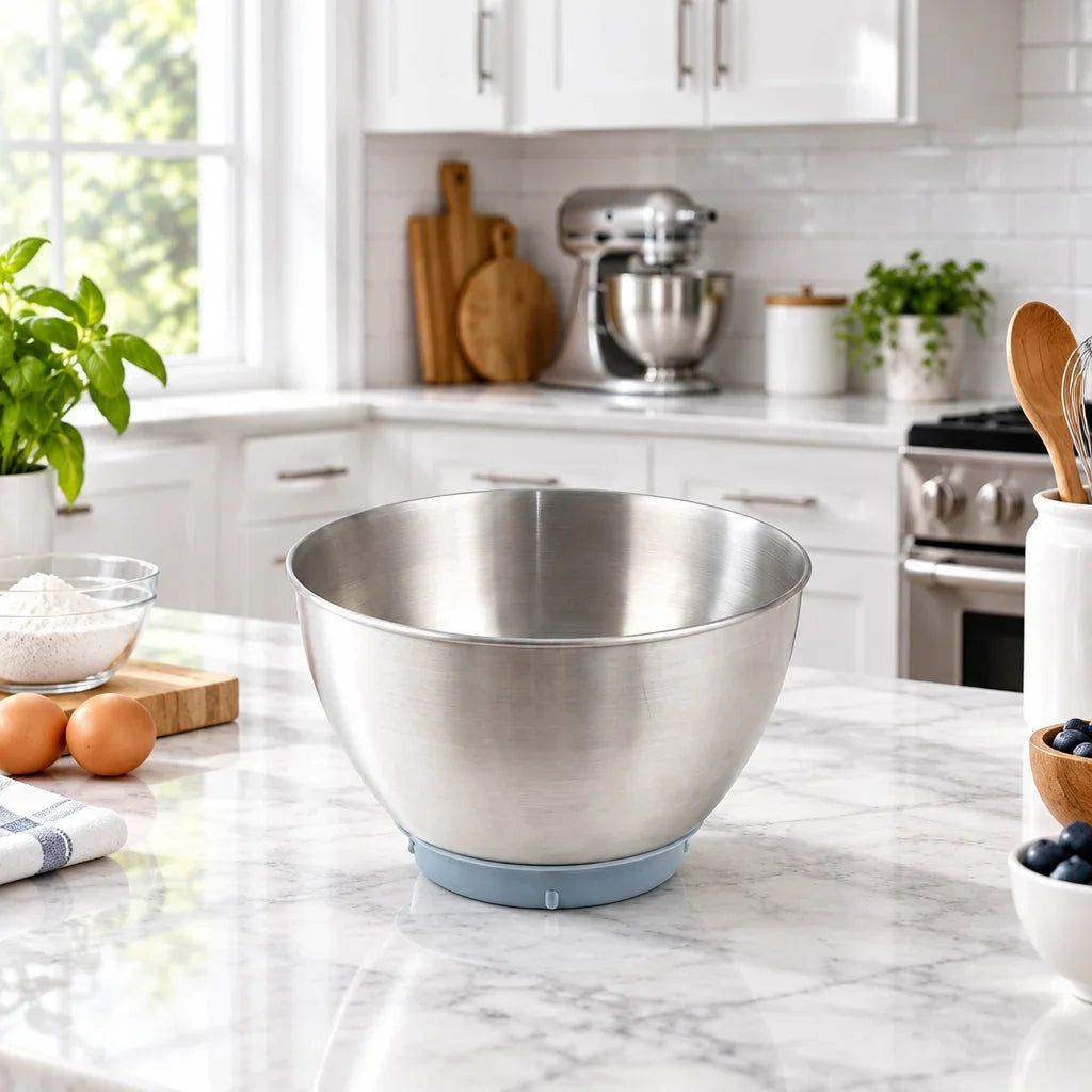 Mixing Bowl Stainless Steel Non-Slip Base 3.17 Qt Capacity