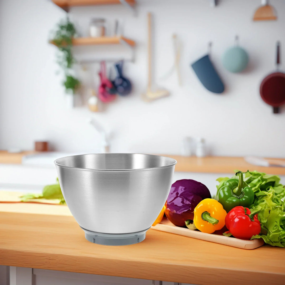 Mixing Bowl Stainless Steel Non-Slip Base 3.17 Qt Capacity