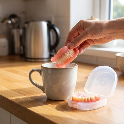 Moldable Dentures Warm-Water Remoldable Upper & Lower Set