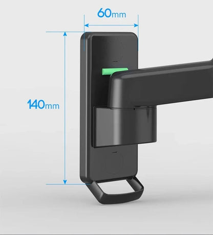 Monitor Wall Mount Gas-Spring Dual-Arm Cable Management