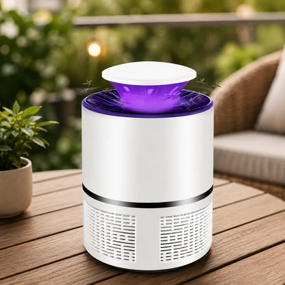 Mosquito Lamp Blue Flame Effect USB-Powered Quiet Operation