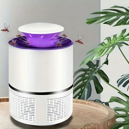 Mosquito Lamp Blue Flame Effect USB-Powered Quiet Operation