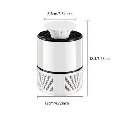 Mosquito Lamp Blue Flame Effect USB-Powered Quiet Operation