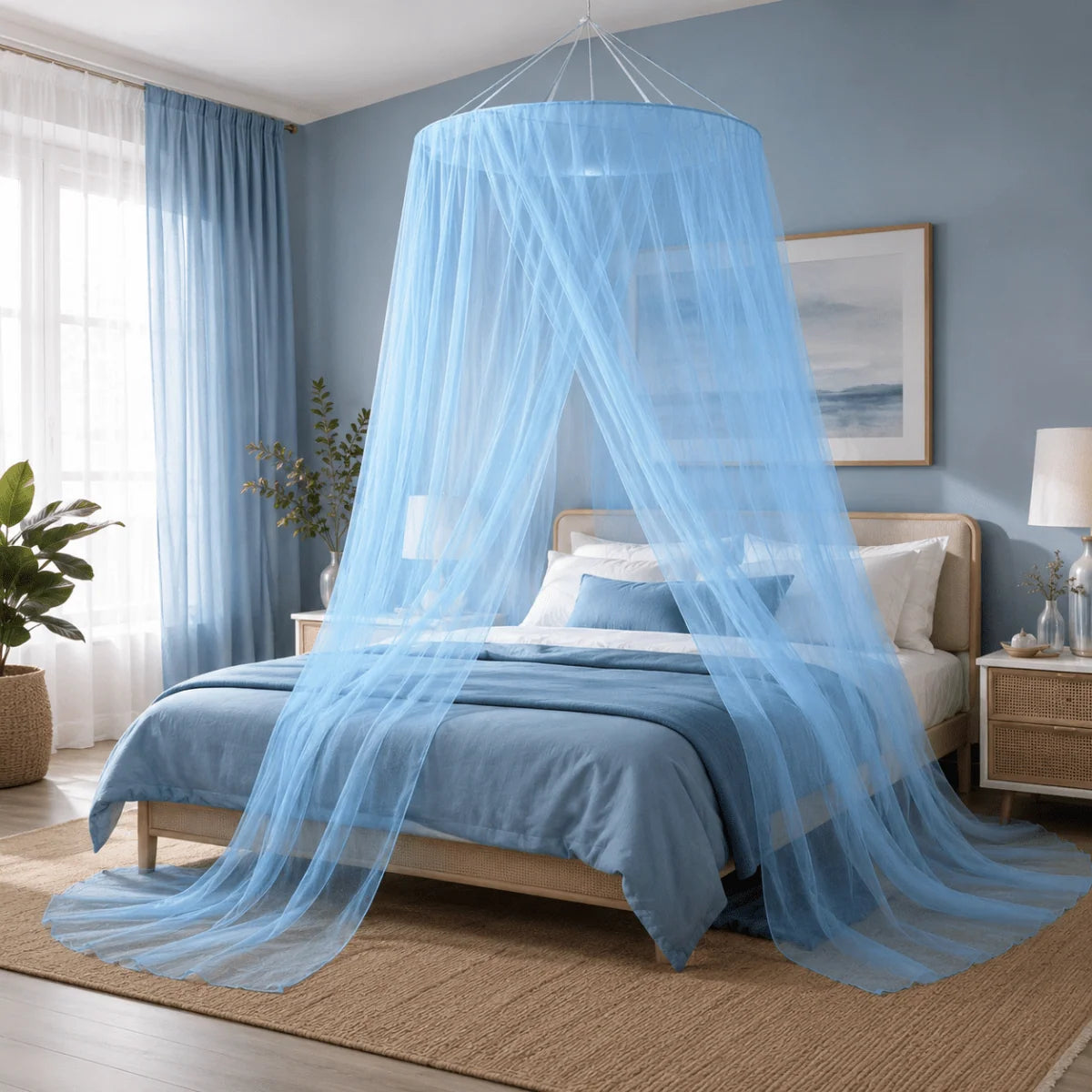 Mosquito Net Foldable Breathable Mesh for Bed and Travel