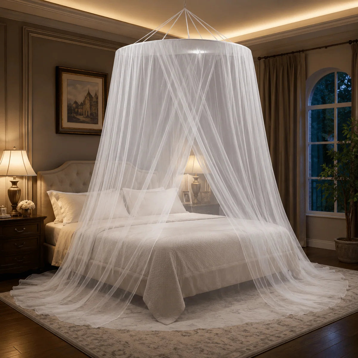 Mosquito Net Foldable Breathable Mesh for Bed and Travel