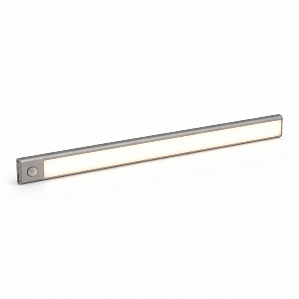 Motion-Activated Rechargeable Under-Cabinet LED Light (Magnetic No-Drill Mount)