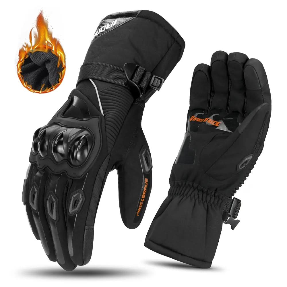 Motorcycle Gloves Insulated Waterproof Windproof Touchscreen-Compatible