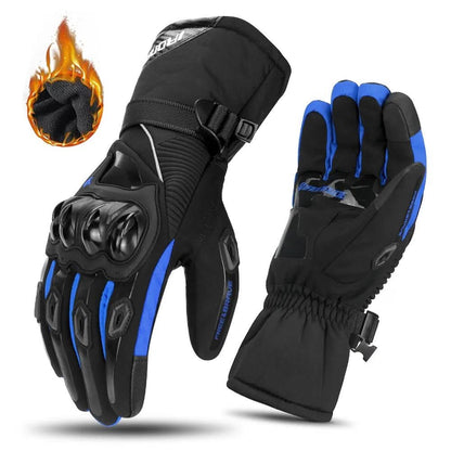 Motorcycle Gloves Insulated Waterproof Windproof Touchscreen-Compatible