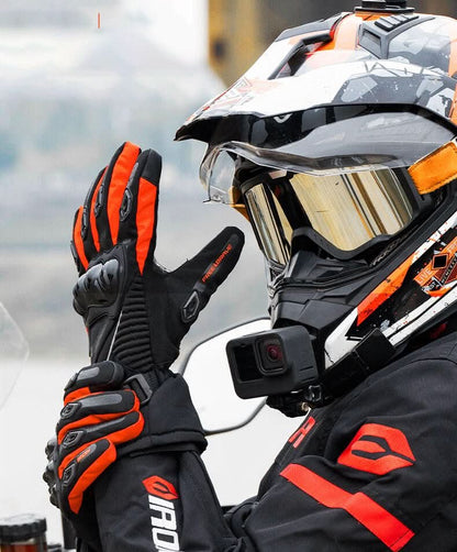Motorcycle Gloves Waterproof Insulated Touchscreen-Compatible
