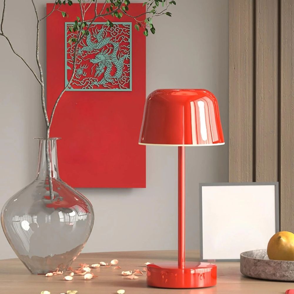 Mushroom Lamp Rechargeable Touch Dimmable LED