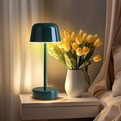 Mushroom Lamp Rechargeable Touch Dimmable LED
