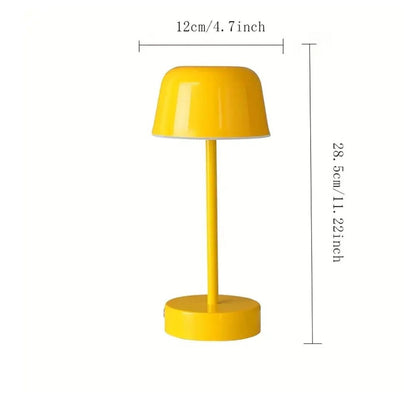 Mushroom Lamp Rechargeable Touch Dimmable LED