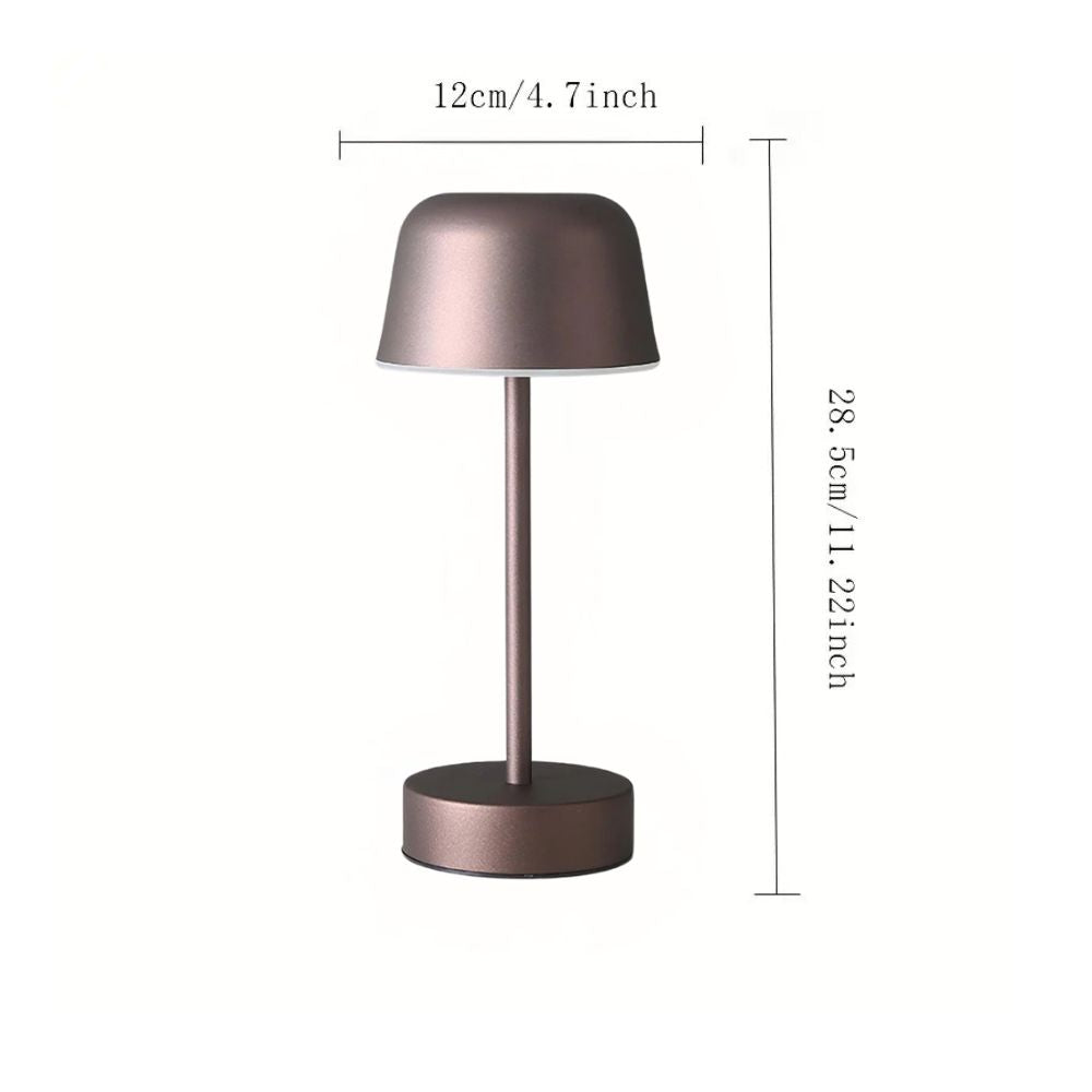 Mushroom Lamp Rechargeable Touch Dimmable LED