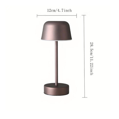 Mushroom Lamp Rechargeable Touch Dimmable LED