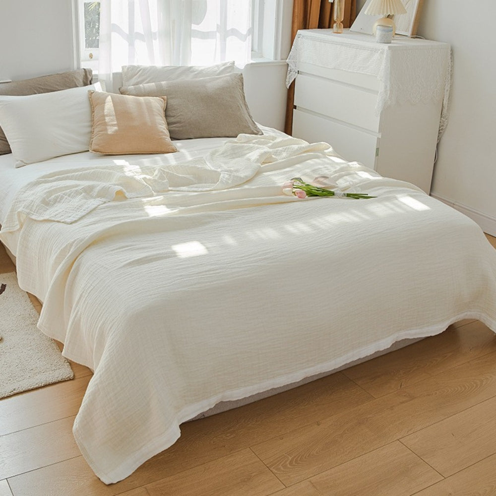 Muslin Cotton Blanket Six-Layer Breathable & Machine Washable