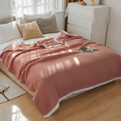 Muslin Cotton Blanket Six-Layer Breathable & Machine Washable