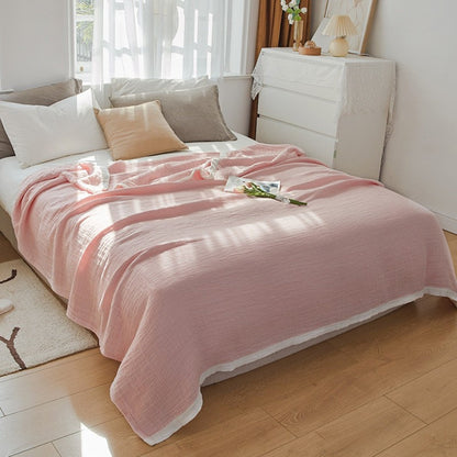 Muslin Cotton Blanket Six-Layer Breathable & Machine Washable