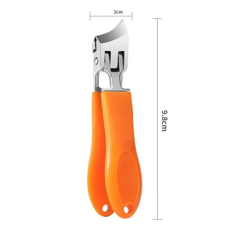 Nail Clipper Extra-Strength Stainless Steel Ergonomic Non-Slip Handle