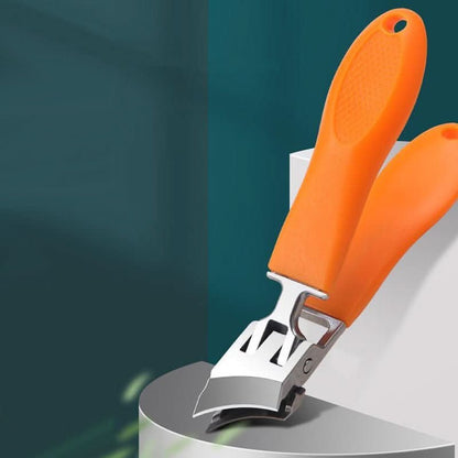 Nail Clipper Extra-Wide Opening Curved Stainless Steel Blades