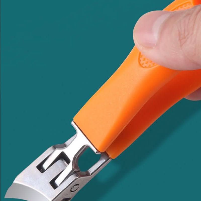 Nail Clipper Extra-Wide Opening Curved Stainless Steel Blades
