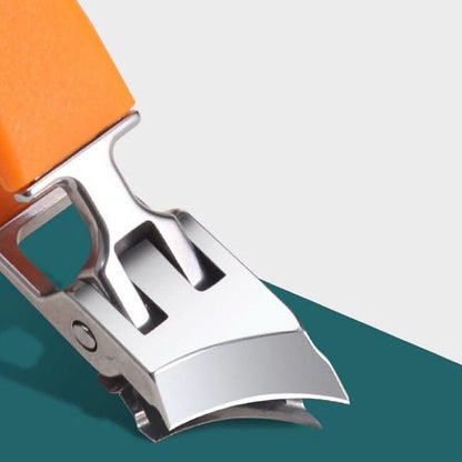 Nail Clipper Extra-Wide Opening Curved Stainless Steel Blades