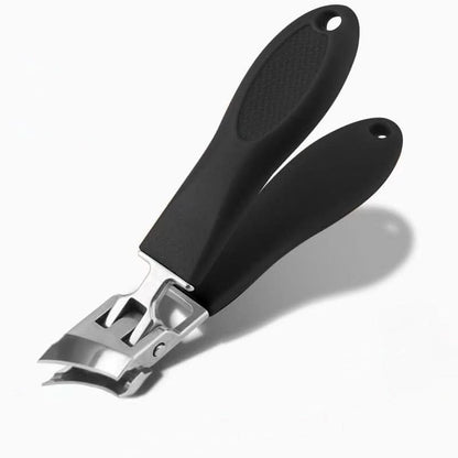 Nail Clipper Extra-Wide Opening Curved Stainless Steel Blades