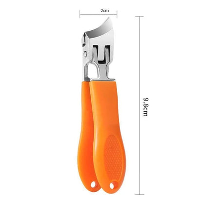 Nail Clipper Extra-Wide Opening Curved Stainless Steel Blades