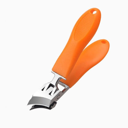 Nail Clipper Extra-Wide Opening Curved Stainless Steel Blades