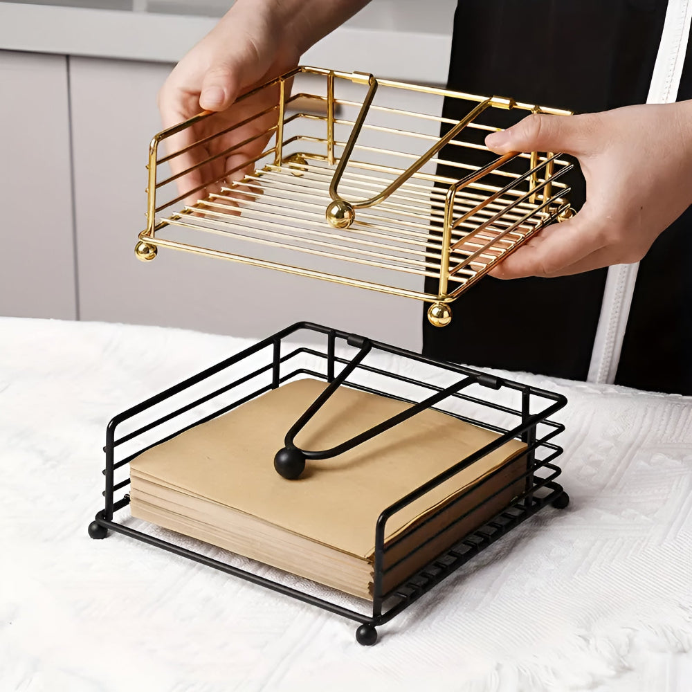 Napkin Holder Durable Iron Easy Clean