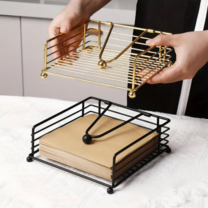 Napkin Holder Durable Iron Easy Clean