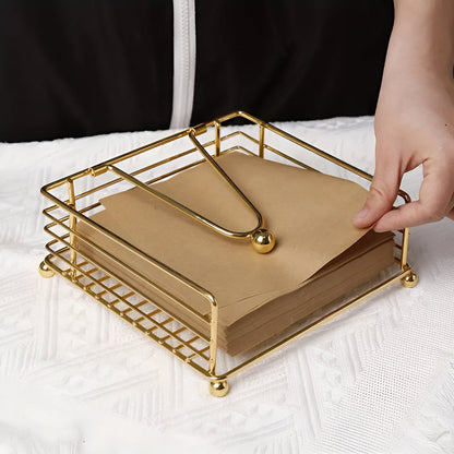 Napkin Holder Durable Iron Easy Clean