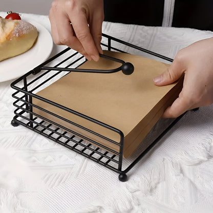 Napkin Holder Durable Iron Easy Clean