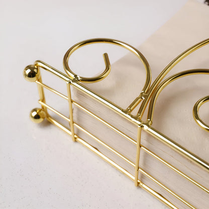 Napkin Holder Semi-Circle Iron Anti-Slip Base