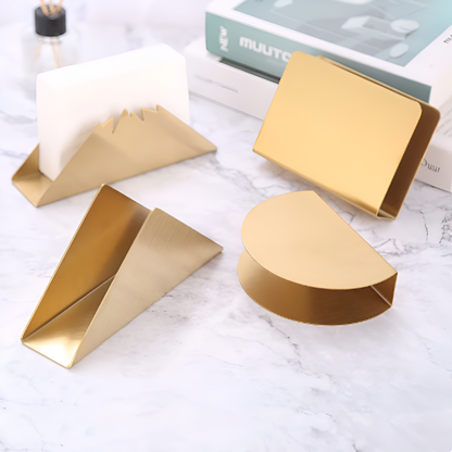Napkin Holder Triangular Brass Rust-Resistant