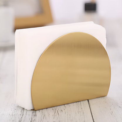 Napkin Holder Triangular Brass Rust-Resistant