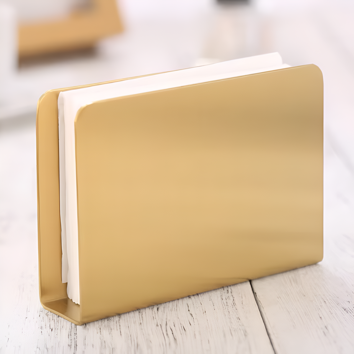 Napkin Holder Triangular Brass Rust-Resistant
