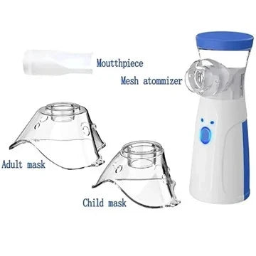 Nebulizer USB Rechargeable Quiet Mesh Mist Device