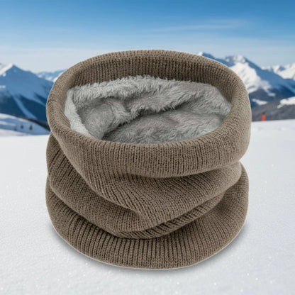Neck Gaiter Thermal Knit Windproof Stretch Fit